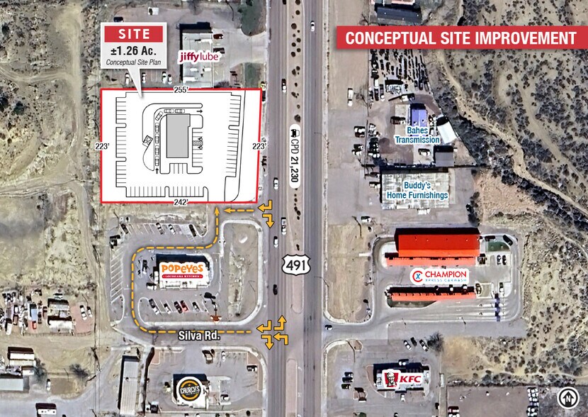 More Photos Of US Highway 491 @ J. Silva St, Gallup Land For Lease