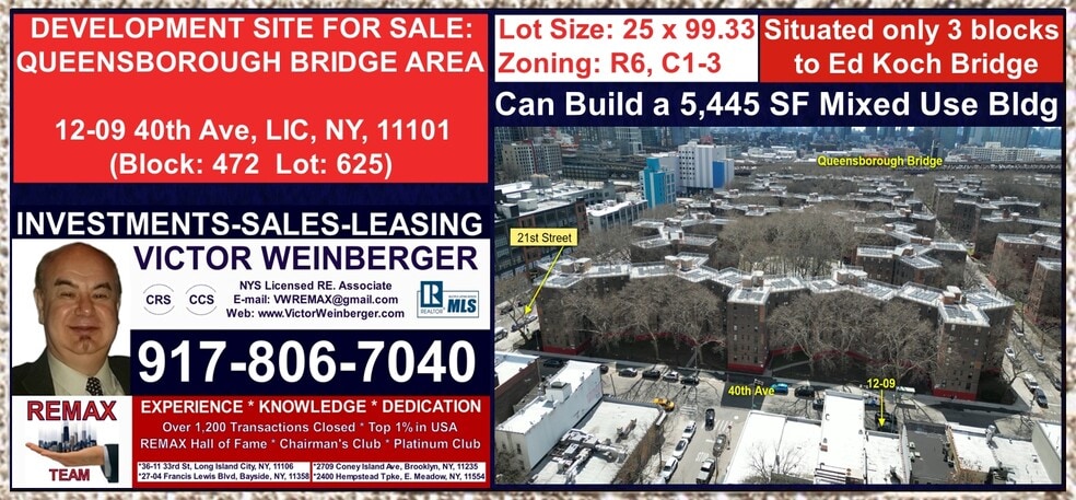 More Photos Of 1209 40th Ave, Long Island City Land For Sale