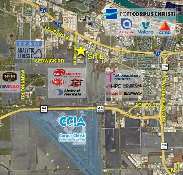 More Photos Of 1226 - 1250 South Minerals Rd, Corpus Christi Land For Lease