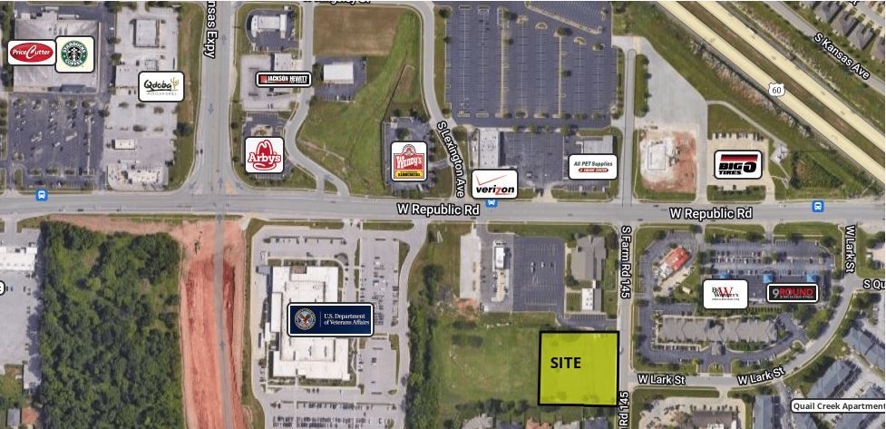 Primary Photo Of 1630 W Republic Rd, Springfield Land For Sale
