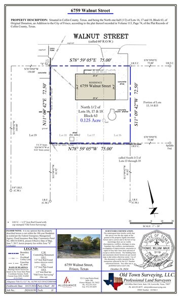 More Photos Of 6759 Walnut St, Frisco Land For Sale