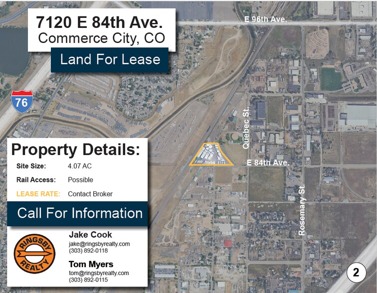 Primary Photo Of 7120 E 84th Ave, Commerce City Land For Lease