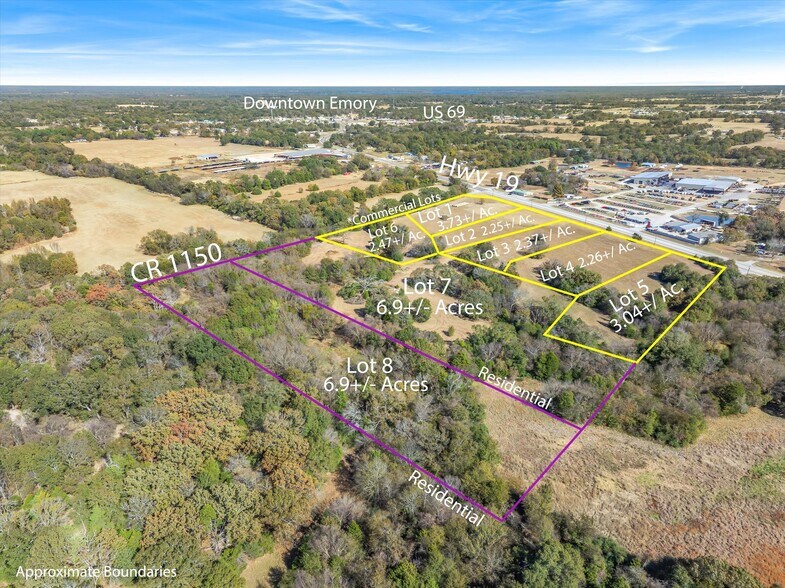 More Photos Of State Hwy 19 & CR 1150, Emory Land For Sale