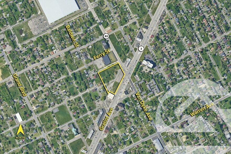 Primary Photo Of Gratiot Ave, Detroit Land For Sale
