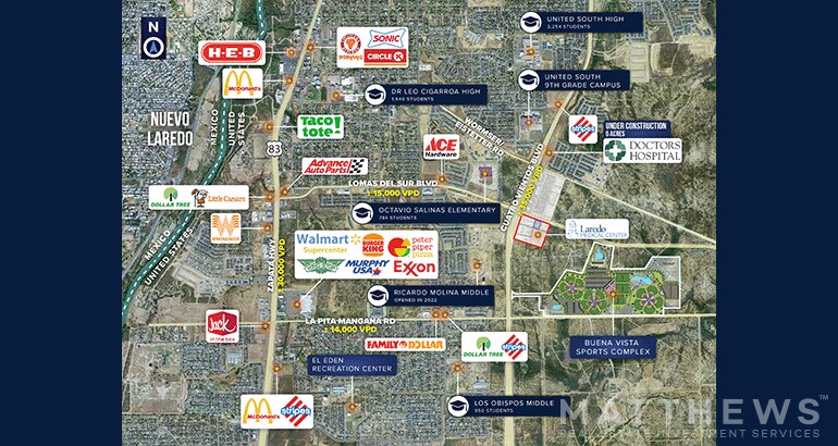 More Photos Of Lomas Del Sur Blvd, Laredo Land For Lease