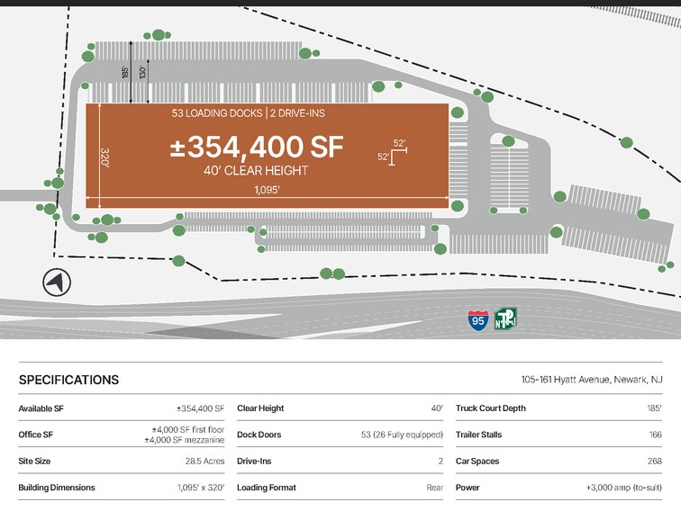 More Photos Of 105-161 Hyatt Ave, Newark Distribution For Lease