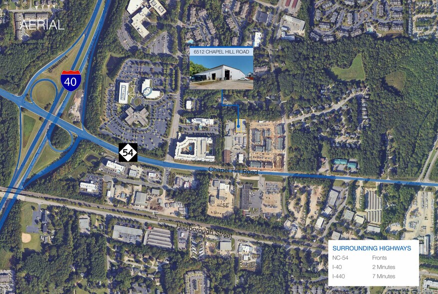 More Photos Of 6512 Chapel Hill Rd, Raleigh Warehouse For Lease