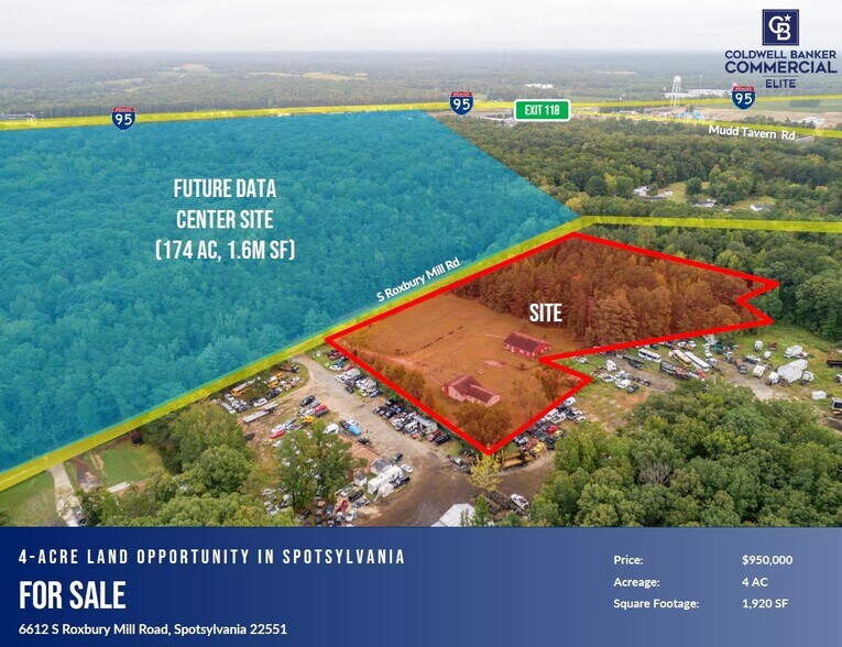 Primary Photo Of 6612 S Roxbury Mill Rd, Spotsylvania Land For Sale