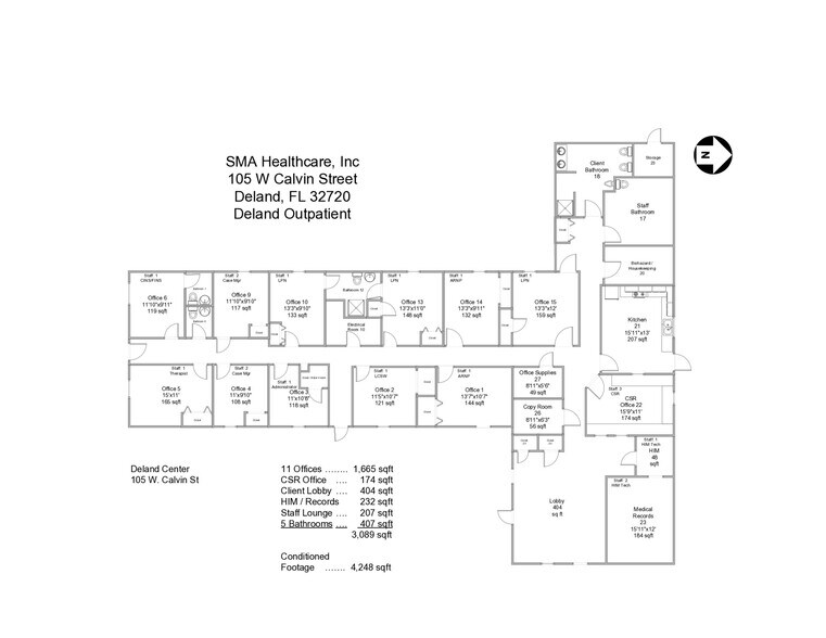 More Photos Of 105 W Calvin St, Deland Office For Sale