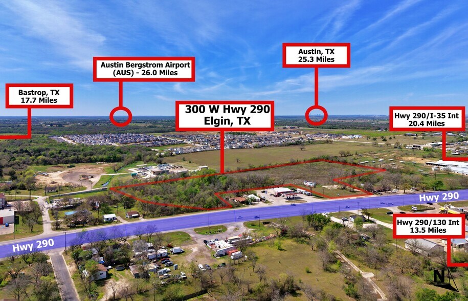 More Photos Of 300 W Highway 290 A, Elgin Land For Sale