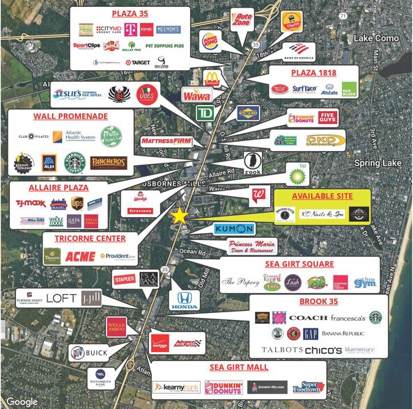 More Photos Of 2027 State Route 35, Wall Township Freestanding For Sale