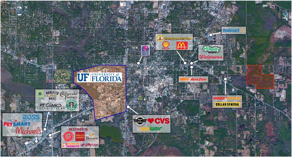 More Photos Of University Ave @ SE 43rd Street, Gainesville Land For Sale