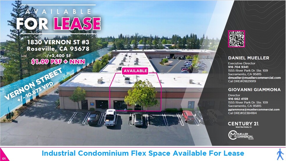 Primary Photo Of 1830 Vernon Street, Roseville Warehouse For Lease