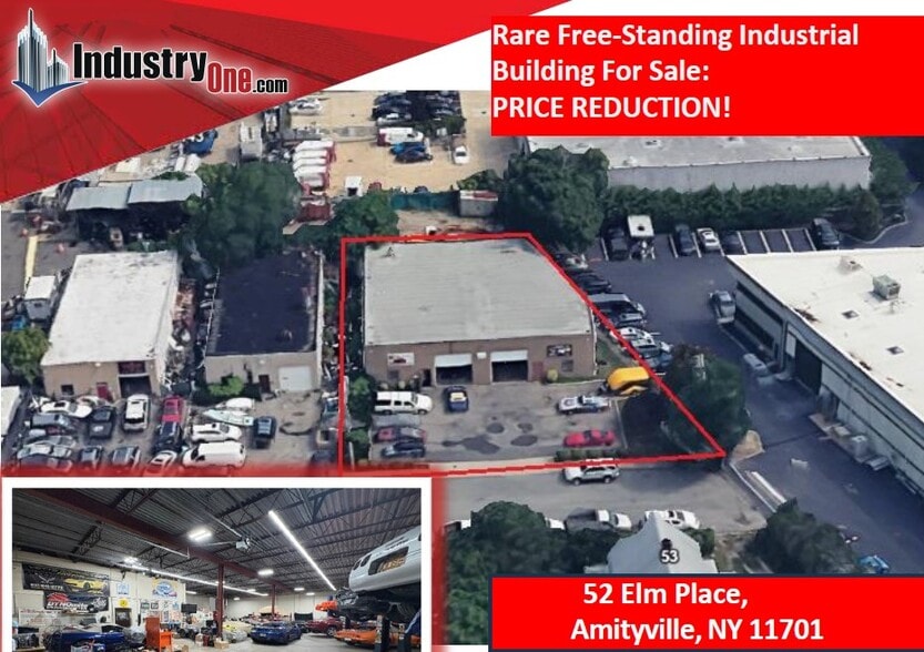 Primary Photo Of 52 Elm Pl, Amityville Industrial For Sale