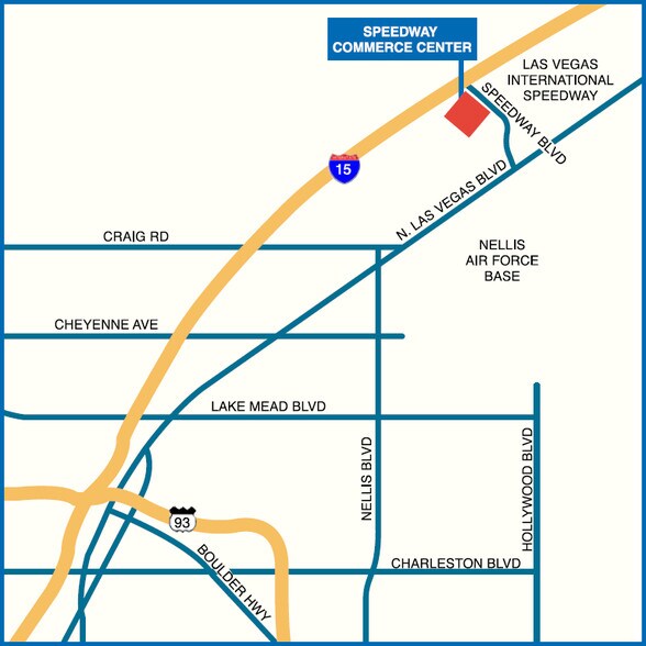 More Photos Of 6885 Speedway Blvd, Las Vegas Light Manufacturing For Lease