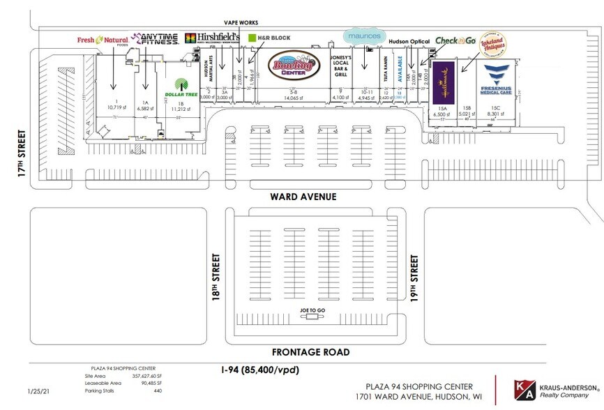 More Photos Of 1701-1901 Ward Ave, Hudson Unknown For Lease