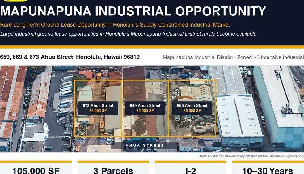 More Photos Of 659-673 Ahua St, Honolulu Land For Lease