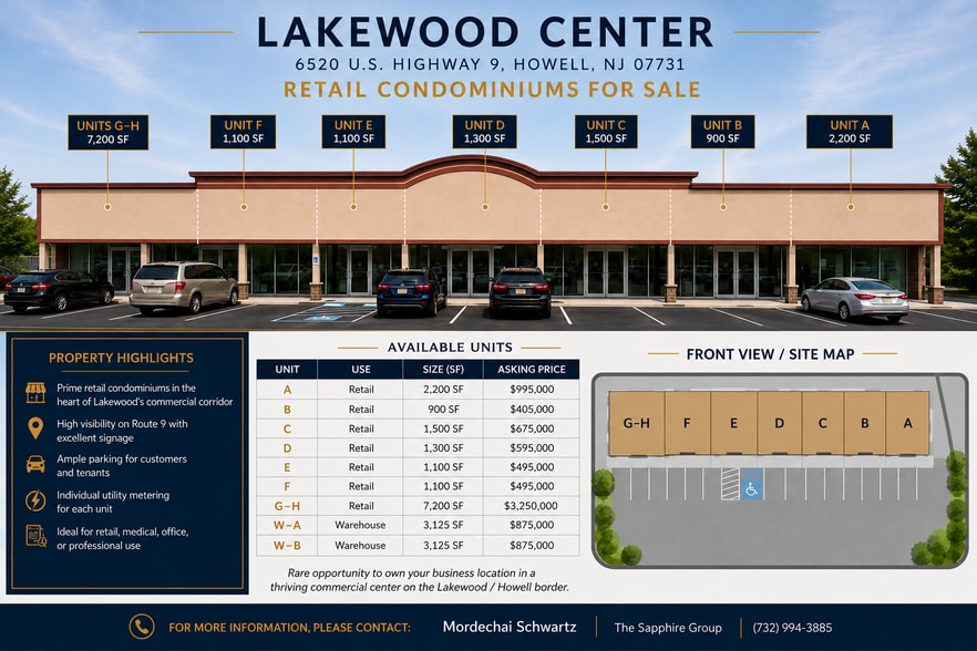 More Photos Of 6520 US Highway 9, Howell Storefront For Sale