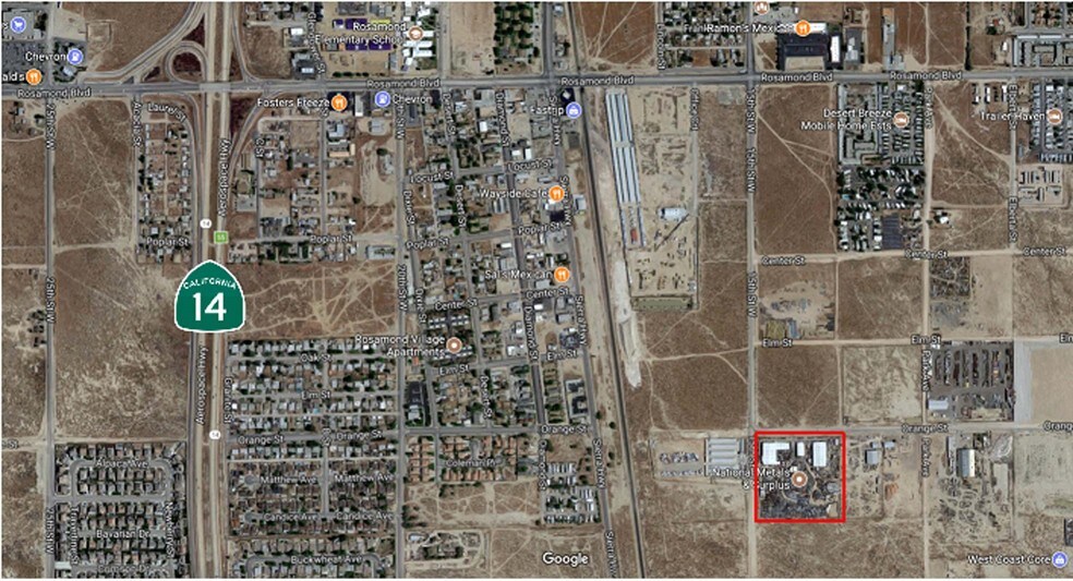 More Photos Of 1400 Orange St, Rosamond Warehouse For Lease