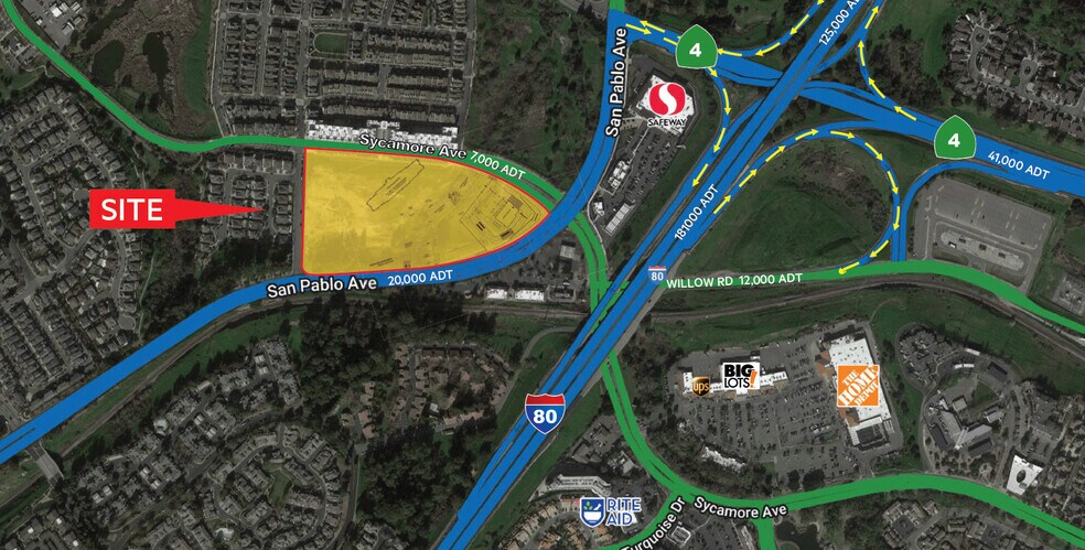 More Photos Of Sycamore & San Pablo Ave, Hercules Freestanding For Lease