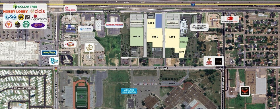 More Photos Of 1221 W Expressway 83, Weslaco Land For Sale