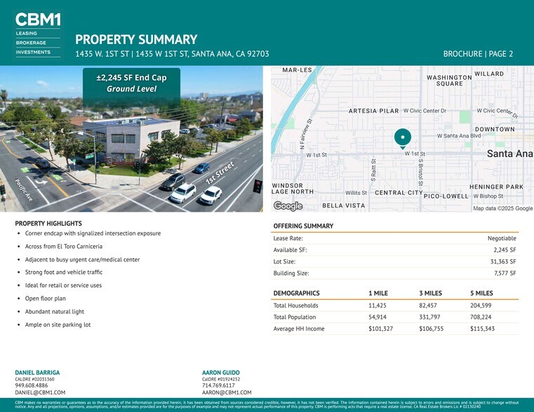More Photos Of 1435 W 1st St, Santa Ana Storefront Retail Office For Lease
