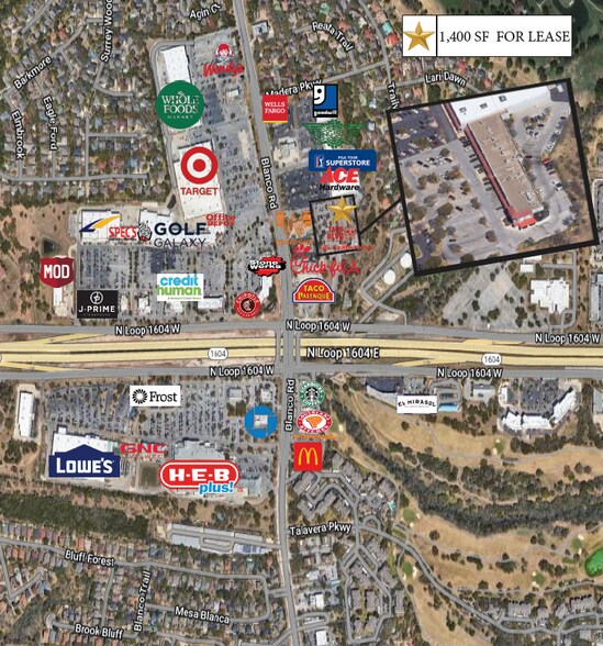 More Photos Of 18360 Blanco Rd, San Antonio Storefront For Lease