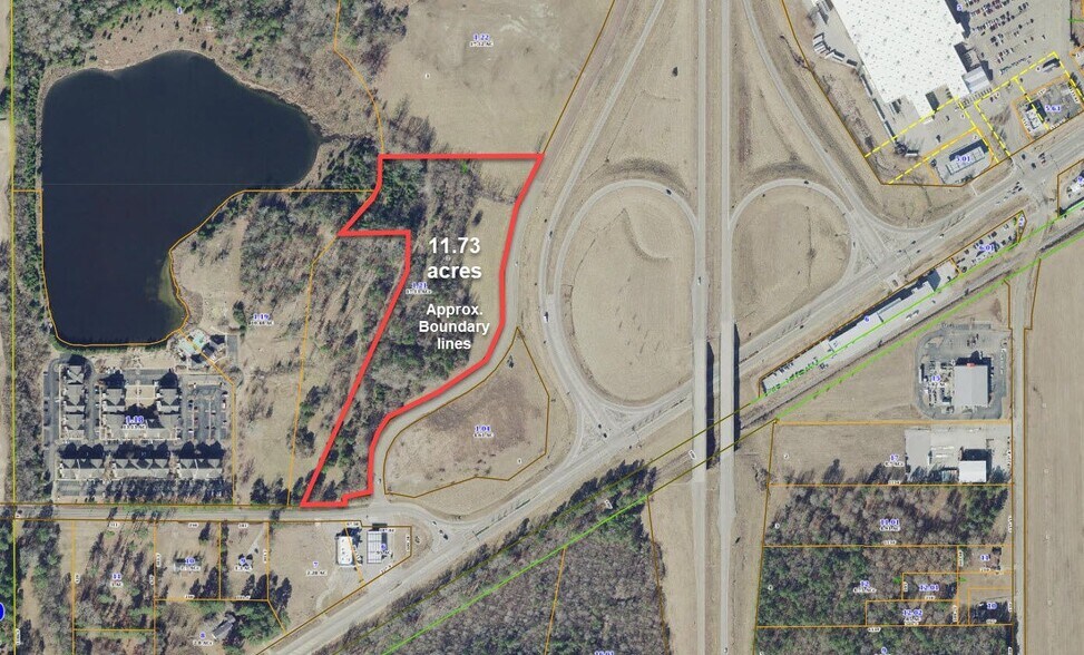 More Photos Of 11.73 acres W Side of Hwy 25 @ Carter Blvd, Starkville Land For Sale