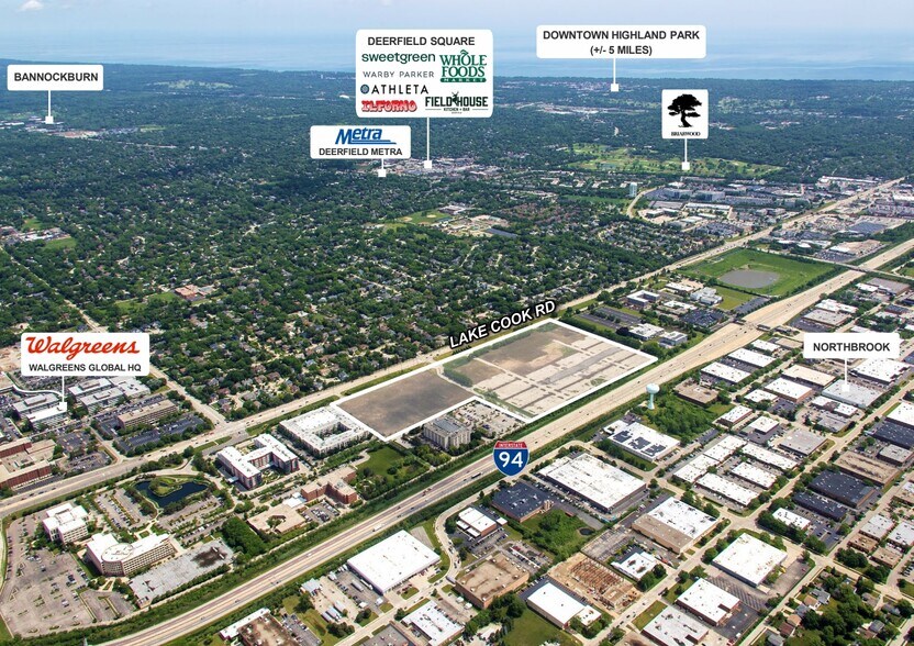 More Photos Of 1411-1435 Lake Cook Rd, Deerfield Land For Lease