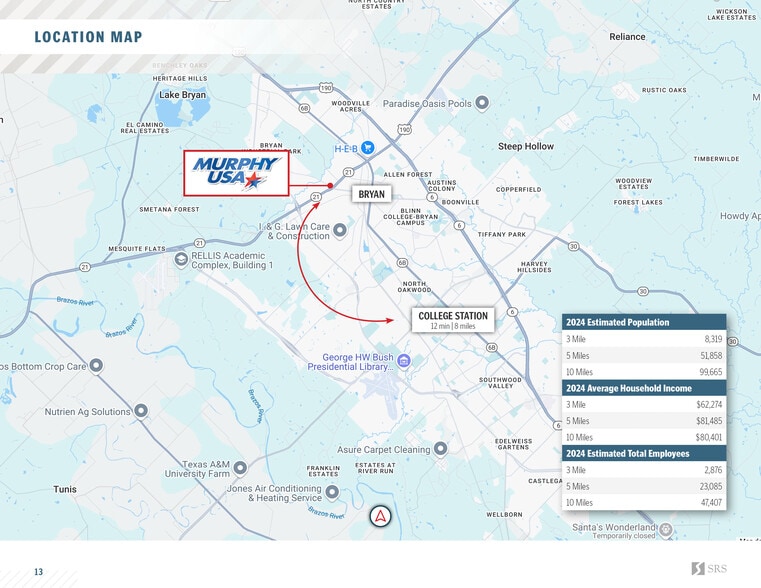 More Photos Of 2001 E Hwy 21, Bryan Storefront For Sale