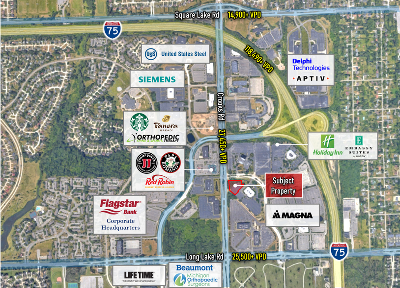 More Photos Of 5296-5322 Crooks Rd, Troy Storefront For Lease