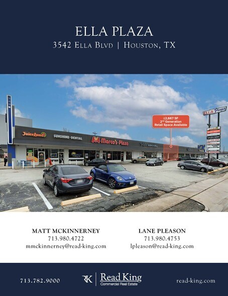 More Photos Of 3414-3468 Ella Blvd, Houston Unknown For Lease