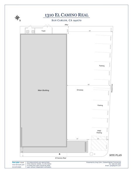 More Photos Of 1310 El Camino Real, San Carlos Freestanding For Lease