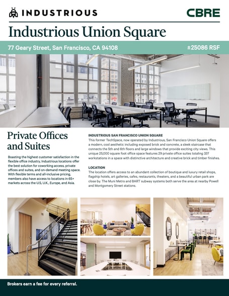 More Photos Of 77 Geary St, San Francisco Coworking Space