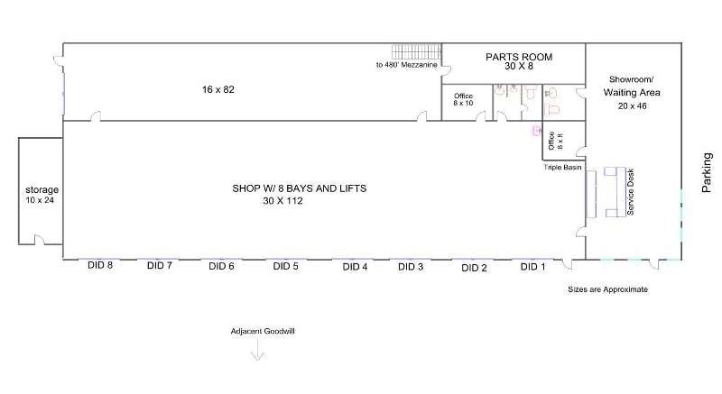 More Photos Of 1500 E Algonquin Rd, Algonquin Auto Repair For Lease