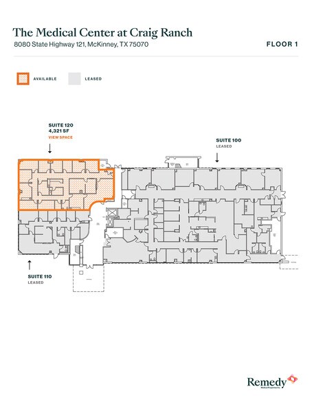 More Photos Of 8080 State Highway 121, McKinney Medical For Lease