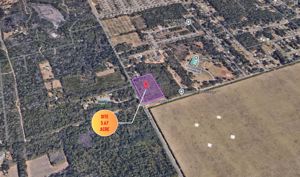 More Photos Of W Spencer Field Rd, Pace Land For Sale