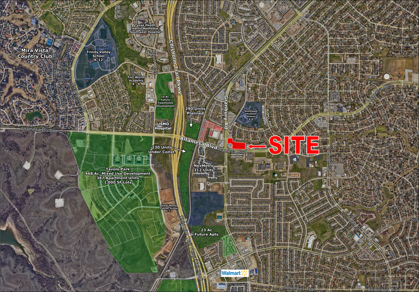 Primary Photo Of 5416 Altamesa Blvd, Fort Worth Land For Sale