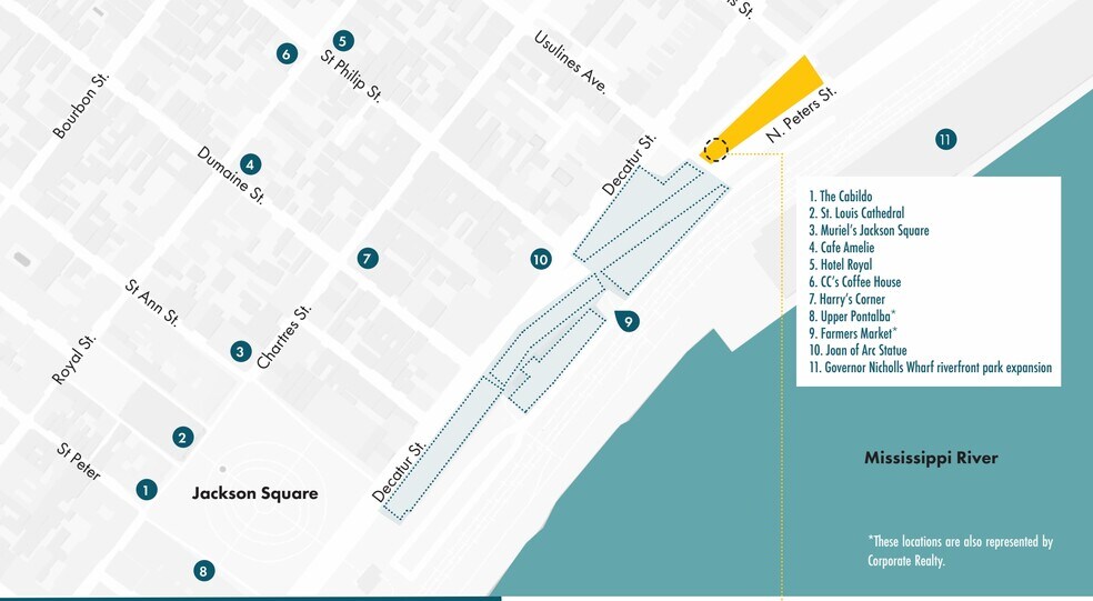 More Photos Of 8 French Market pl, New Orleans General Retail For Lease