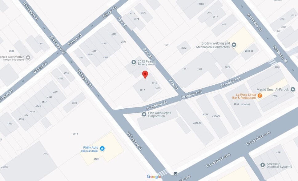 More Photos Of 2013-17 Gillingham St, Philadelphia Land For Sale