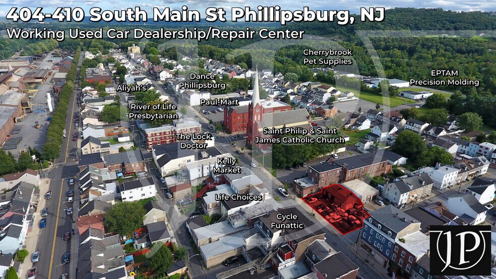 Primary Photo Of 404-410 S Main St, Phillipsburg Auto Repair For Sale