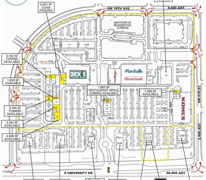More Photos Of 801 S University Dr, Plantation General Retail For Lease