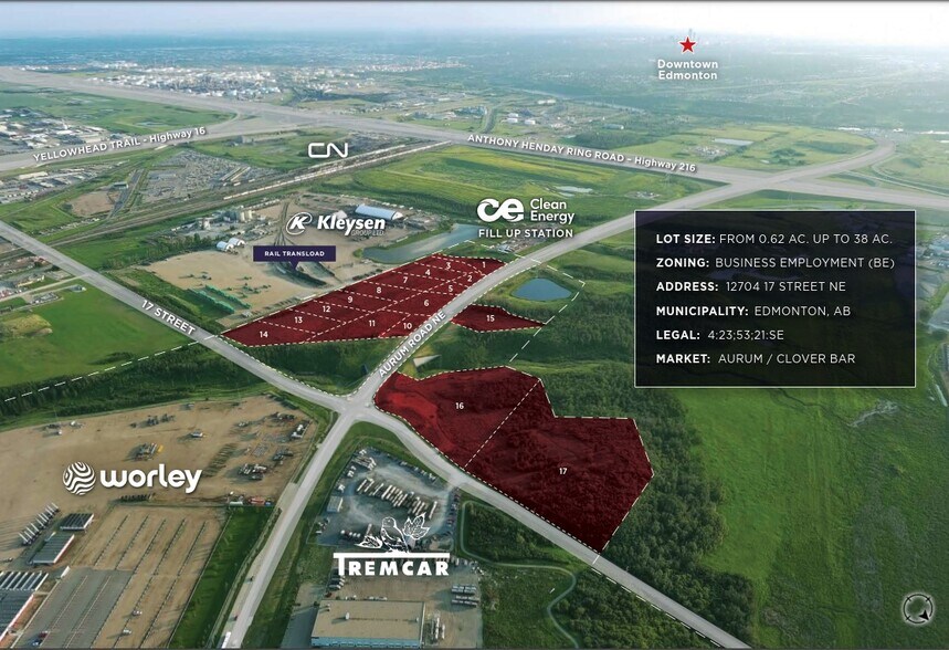 More Photos Of 12704 NE 17 St NE, Edmonton Land For Sale