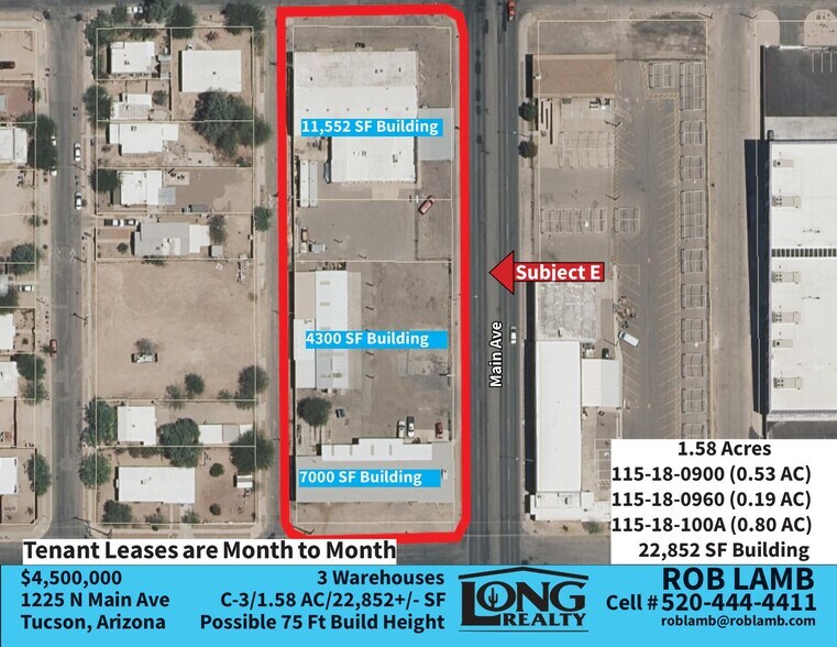More Photos Of 1225 N Main Ave, Tucson Industrial For Sale