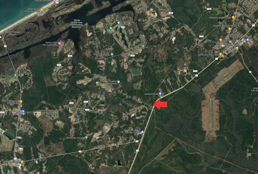 More Photos Of US 17 & SR 1532 Wilmington Hwy, Holly Ridge Land For Sale