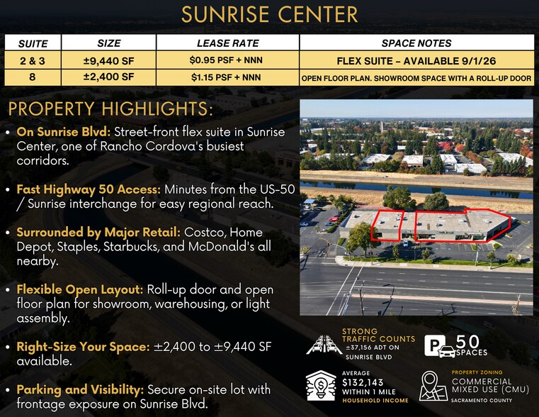 More Photos Of 3000 Sunrise Blvd, Rancho Cordova Service For Lease
