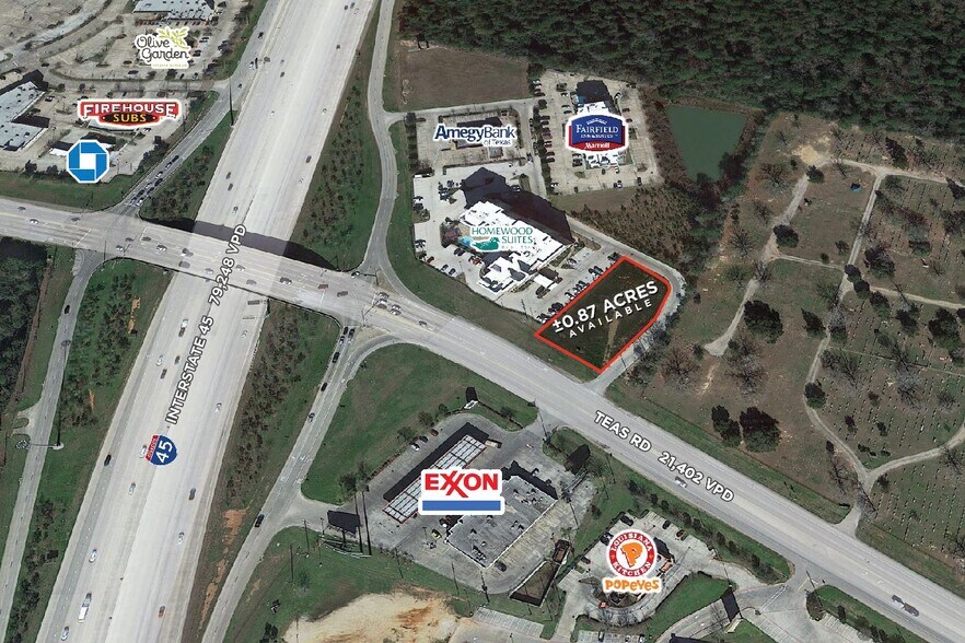More Photos Of NEC I-45 & FM 3083, Conroe Land For Sale