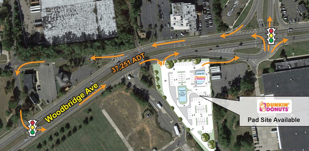 Primary Photo Of 2880 Woodbridge Ave, Edison Freestanding For Lease