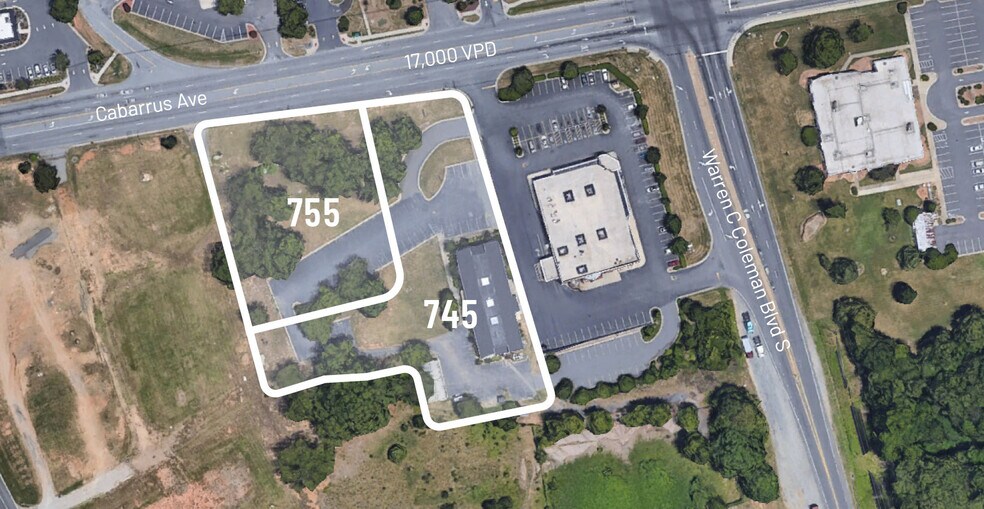 More Photos Of 745 & 755 Cabarrus Ave, Concord Office For Sale