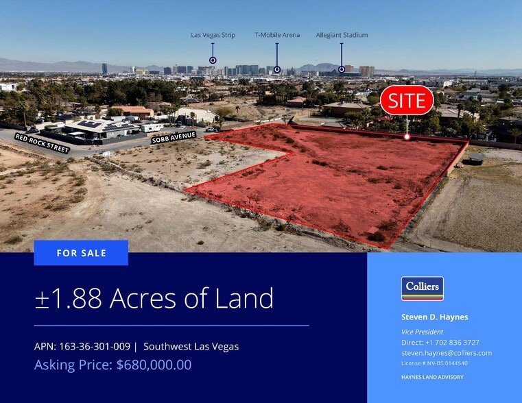 Primary Photo Of 163-36-301-009 Ave, Las Vegas Land For Sale